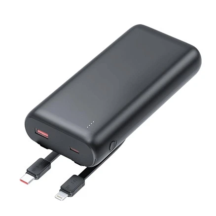 Внешний аккумулятор Goliath с быстрой зарядкой (до 22,5W), 20000 mAh, черный