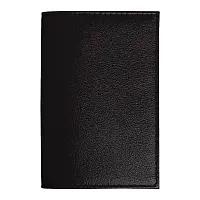Обложка для автодокументов Leather Sky Matt Sun из натуральной кожи, черная