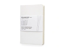 Записная книжка Moleskine Volant (в линейку, 2 шт.), Pocket (9х14см), белый