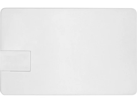 Флеш-карта USB 2.0 16 Gb в виде пластиковой карты Card, белый