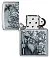 Зажигалка ZIPPO Mystical Beings Design с покрытием Brushed Chrome, латунь/сталь, серебристая, 38x13x57 мм small_img_4