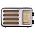 Ретро радио Heritage Melody,  Bluetooth, AM/FM/SW, LED-подсветкой, USB, TF и MP3-плеером, цвет серебристый_серебристый