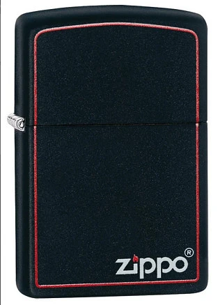 Зажигалка ZIPPO Classic с покрытием Black Matte, латунь/сталь, чёрная, матовая, 38x13x57 мм