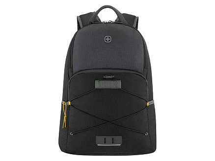 Рюкзак WENGER Trayl 15.6, чёрный, переработанный ПЭТ, 34 x 20 x 45 см, 22 л.