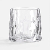 Стакан небьющийся Sate Crystal, вращающийся, прозрачный