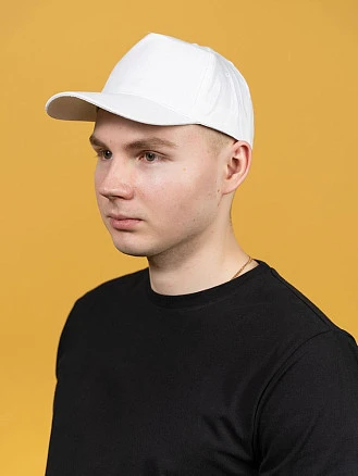 Бейсболка Basic, белая