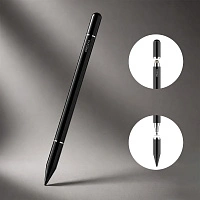 Стилус универсальный Pro Stick для планшетов и смартфонов, черный, Deppa