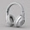 Беспроводные накладные наушники Stereo Ultra ANC, BT 5.4, ANC/ENC, 500мАч, серебристый, Deppa_серебристый