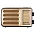 Ретро радио Heritage Melody,  Bluetooth, AM/FM/SW, LED-подсветкой, USB, TF и MP3-плеером, цвет светло-коричневый_светло-коричневый