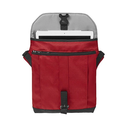 Сумка наплечная VICTORINOX Altmont Original Flapover Digital Bag, красная, нейлон, 26x10x30 см, 7 л