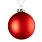 Оформительский шар Finery, 10 см, матовый красный_10 СМ