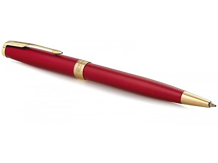 Шариковая ручка Parker Sonnet , Lacquer Intense Red GT, стержень: M, цвет чернил: black , в подарочной упаковке