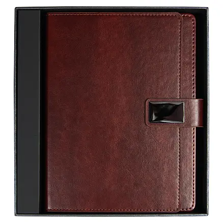 Ежедневник Alfa Brandy Business Edition B5 коричневый, в подарочной коробке