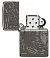 Зажигалка ZIPPO Armor® Wicca Design с покрытием Black Ice®, латунь/сталь, чёрная, 38x13x57 мм small_img_4