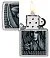 Зажигалка ZIPPO Grim Beauty с покрытием Street Chrome, латунь/сталь, серебристая, матовая, 38x13x57 мм small_img_3