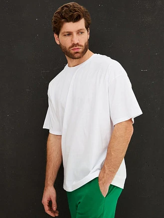 Футболка Oversize Premium, белая