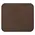 Шеврон Rectangle NUBA размер 40*35 мм, коричневый, со скругленными углами_коричневый