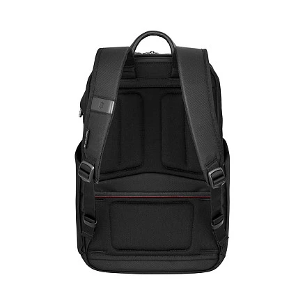 Рюкзак VICTORINOX Architecture Urban2 Deluxe Backpack 15”, черный, полиэстер/кожа, 31x23x46 см, 23 л