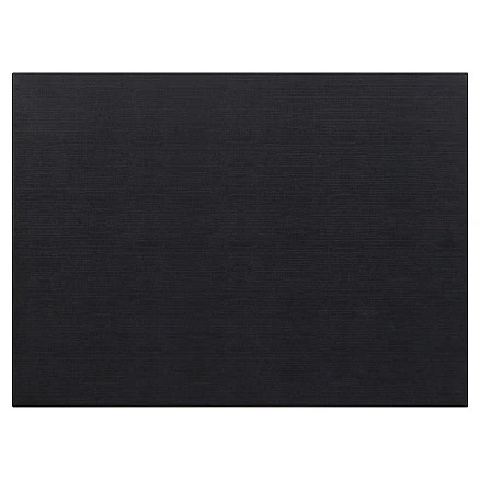 Подарочная коробка, размер 29,5x40,5x8 см, Solution Prestige Linen с магнитным клапаном, черная, с черным ложементом