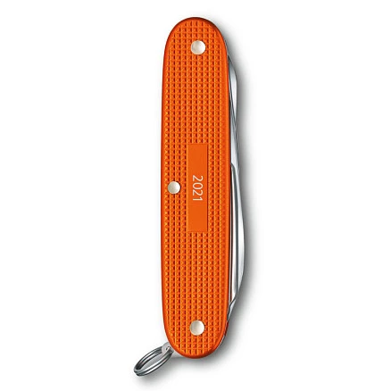 Нож перочинный VICTORINOX Pioneer X Alox LE 2021, 93 мм, 9 функций, алюминиевая рукоять, оранжевый