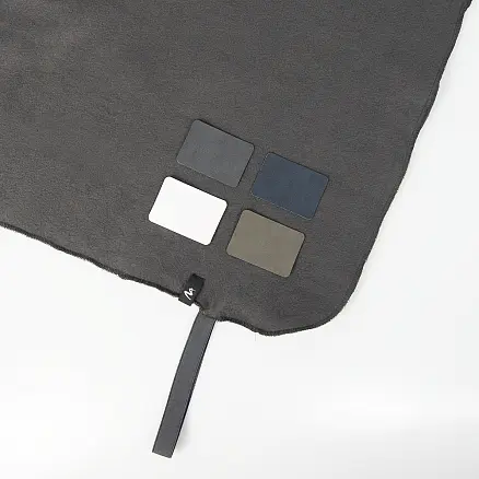Шеврон Rectangle NUBA размер 40*35 мм, темно-серый, со скругленными углами
