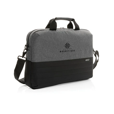 Сумка для ноутбука Swiss Peak с RFID-защитой из rPET AWARE™, 15,6’’