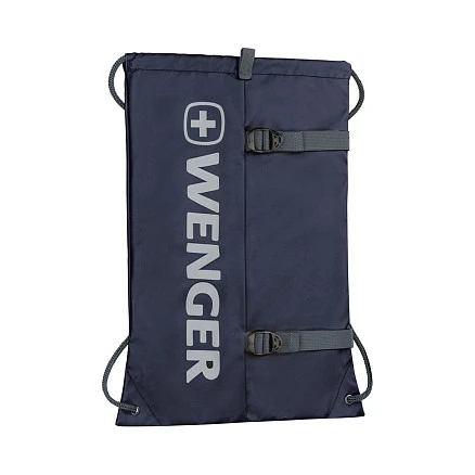 Рюкзак-мешок на завязках WENGER XC Fyrst, синий, полиэстер, 35x1x48 см, 12 л