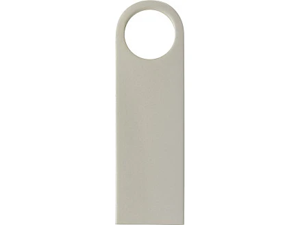 USB 2.0-флешка на 8 Гб с мини чипом и круглым отверстием, серебристый