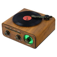 Ретро радио в стиле радиолы, Heritage Nostalgia, диапазон частот  AM FM SW, с USB порт,  Bluetooth, цвет светло-коричневый