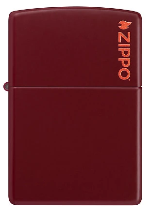 Зажигалка ZIPPO Classic с покрытием Merlot, латунь/сталь, бордовая, глянцевая, 38x13x57 мм