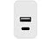 Сетевое зарядное устройство c выходами USB-A и USB-C Recharger, 10 Вт, белый small_img_3