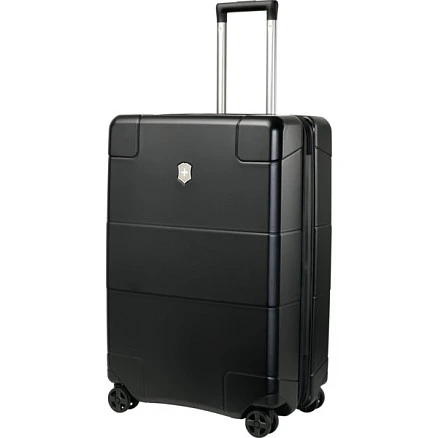 Чемодан VICTORINOX Lexicon, чёрный, 100% поликарбонат, 45x28x68 см, 73 л