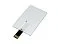 USB-флешка на 8 Гб в виде металлической карты, с раскладным чипом, серебро small_img_2