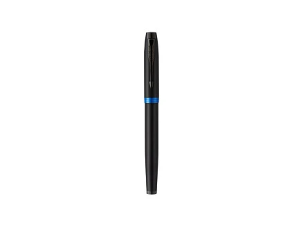 Перьевая ручка Parker IM Vibrant Rings Flame Blue, стержень:F, цвет чернил: blue, в подарочной упаковке.
