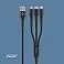 Дата-кабель Armor 3 в 1: micro USB, USB-C, Ligthning, 1.2м, черный, Deppa small_img_4