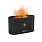 Светодиодный USB увлажнитель-ароматизатор Flame RGB, черный_ЧЕРНЫЙ