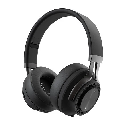 Беспроводные накладные наушники Stereo Style ANC , BT 5.0, ANC, 500мАч, черный, Deppa