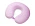 Подушка Basic из микрофибры с эффектом памяти U-shape, розовый NEW_розовый