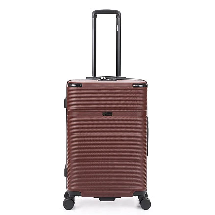 Чемодан TORBER Onego, бордовый, ABS-пластик, 79,5 х 51 х 29 см, 103 л