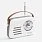 Bluetooth-колонка с радио Retronica, белая_БЕЛАЯ