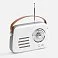 Bluetooth-колонка с радио Retronica, белая small_img_1