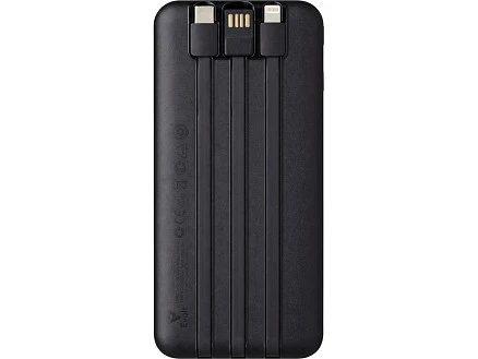 Внешний беспроводной аккумулятор c QC/PD Арти, 10000 mAh, черный