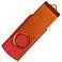 Флеш накопитель USB 2.0 Twister Сolor Mix 16GB, пластик Софт Тач/металл, красный/оранжевый small_img_2