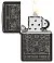 Зажигалка ZIPPO Wheel Of Fortune с покрытием High Polish Black, латунь/сталь, черная, глянцевая, 38x13x57 мм small_img_3