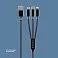 Дата-кабель 3 в 1: micro USB, USB-C, Ligthning, алюминий, 1.2м, черный, Deppa small_img_4