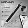 Ручка металлическая шариковая с NFC чипом ИнкТеллект soft-touch, черный small_img_1