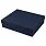 Коробка подарочная Solution Superior Alfa Soft Touch, 33,3*28,2*8 см, цвет темно-синий, черный ложемент (под индивидуальную вырубку)_СИНИЙ