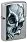 Зажигалка ZIPPO Skull and Flame с покрытием Street Chrome, латунь/сталь, серебристая, матовая, 38x13x57 мм_СЕРЕБРИСТЫЙ