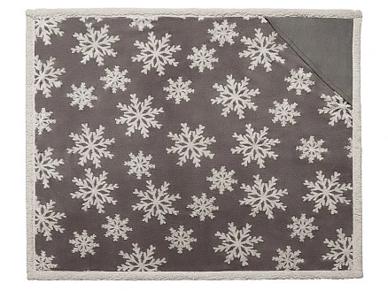 Плед Snowflake новогодний
