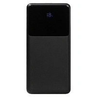 Внешний аккумулятор (powerbank)  «Stream 10»,  10 000 mAH, с двумя зарядными шнурами,  22,5W (Ватт)  super fast charge, Power Delivery (PD) 25.5W (dfnn),  c цифровым дисплеем для контроля заряда, черный